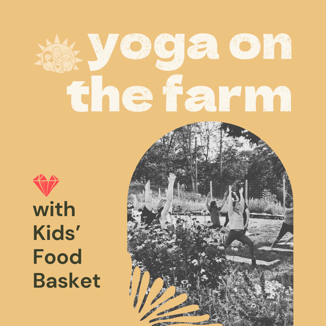 Funky Buddha Yoga on the Farm with Kids' Food Basket