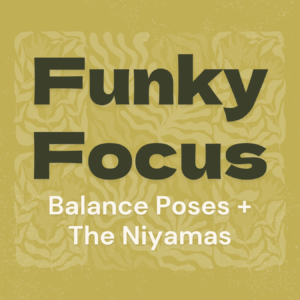 Funky Buddha Focus of the Month: Balancing Poses in yoga and The 2nd of the 8 Limbs of Yoga; the Niyamas