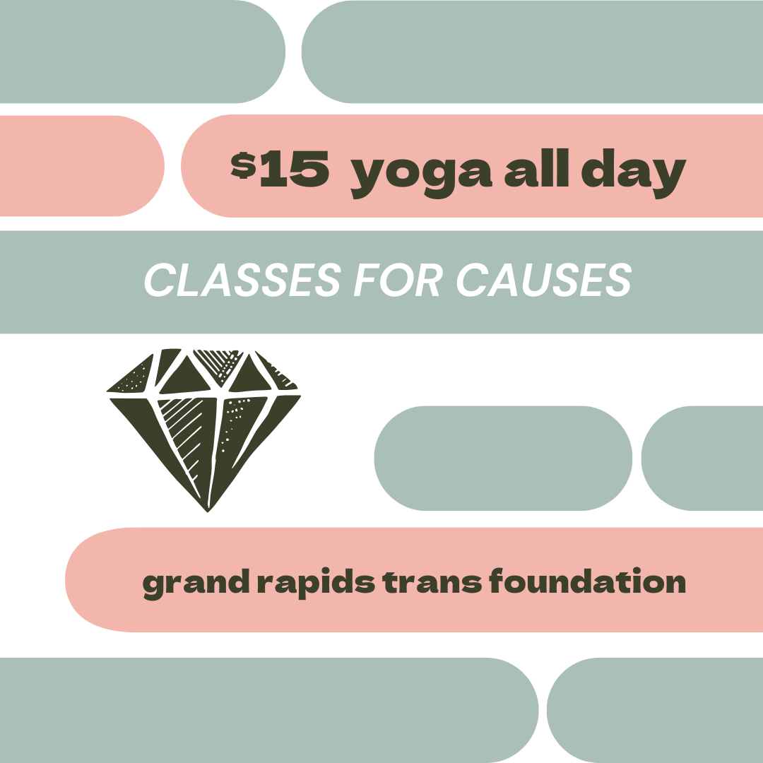 Funky Buddha Yoga Hothouse debuts Classes for Causes event with half off yoga classes in West Michigan on Transgender Day of Visibility 2026